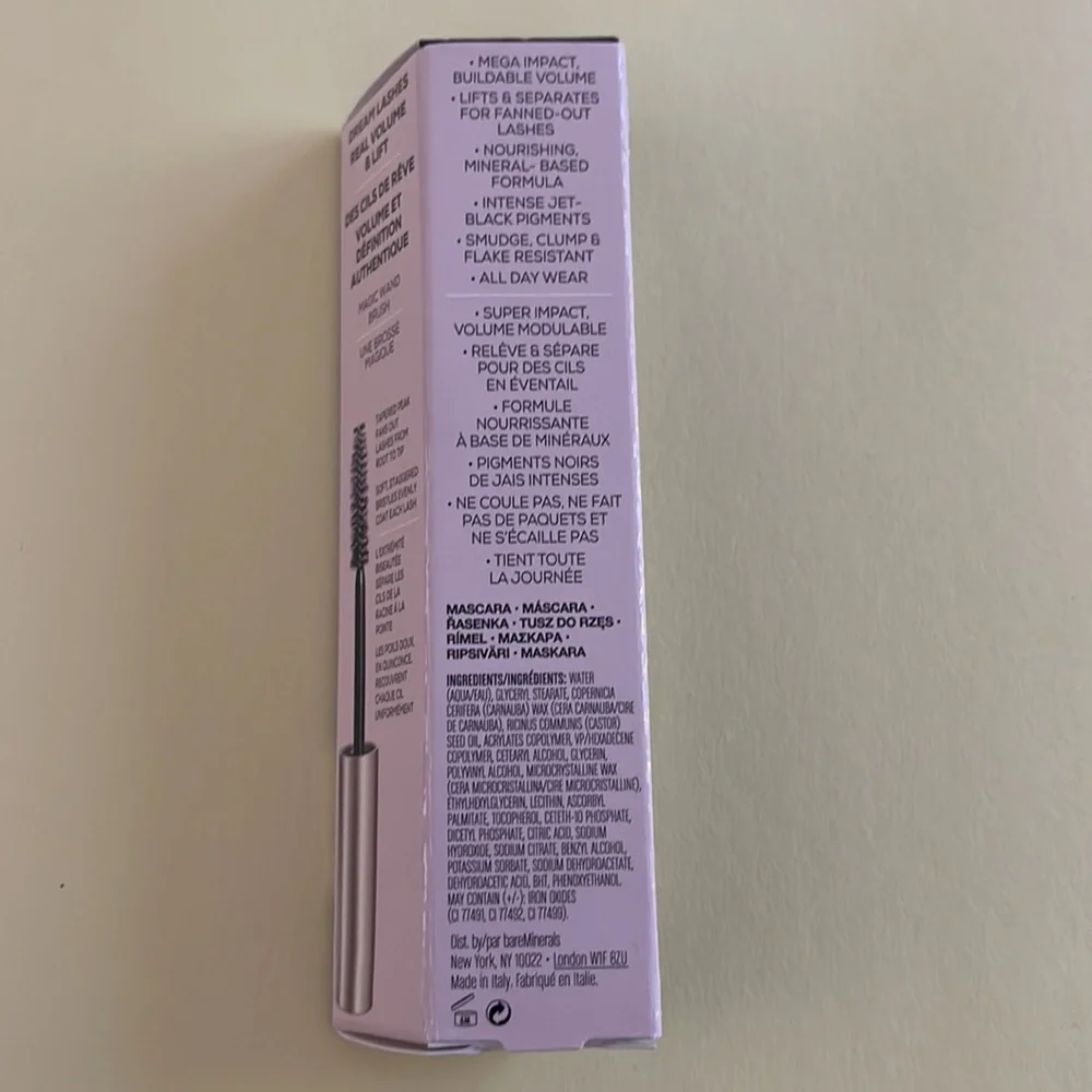 bareMinerals Lashtopia Mascara in Ultimate Black Travel Size 6.5 ml